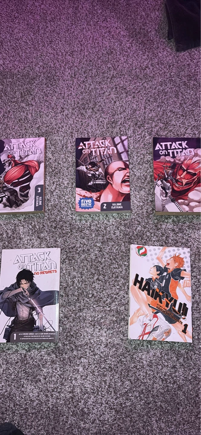 Attack on Titan Manga Collection & Haikyuu!! Manga Vol 1