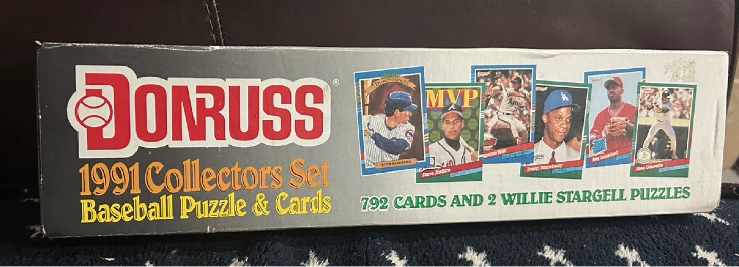 1991 Donruss Baseball Collectors Set - 792 Cards & 2 Puzzles
