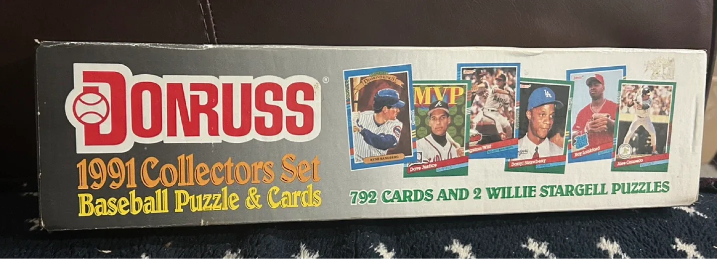 1991 Donruss Baseball Collectors Set - 792 Cards & 2 Puzzles