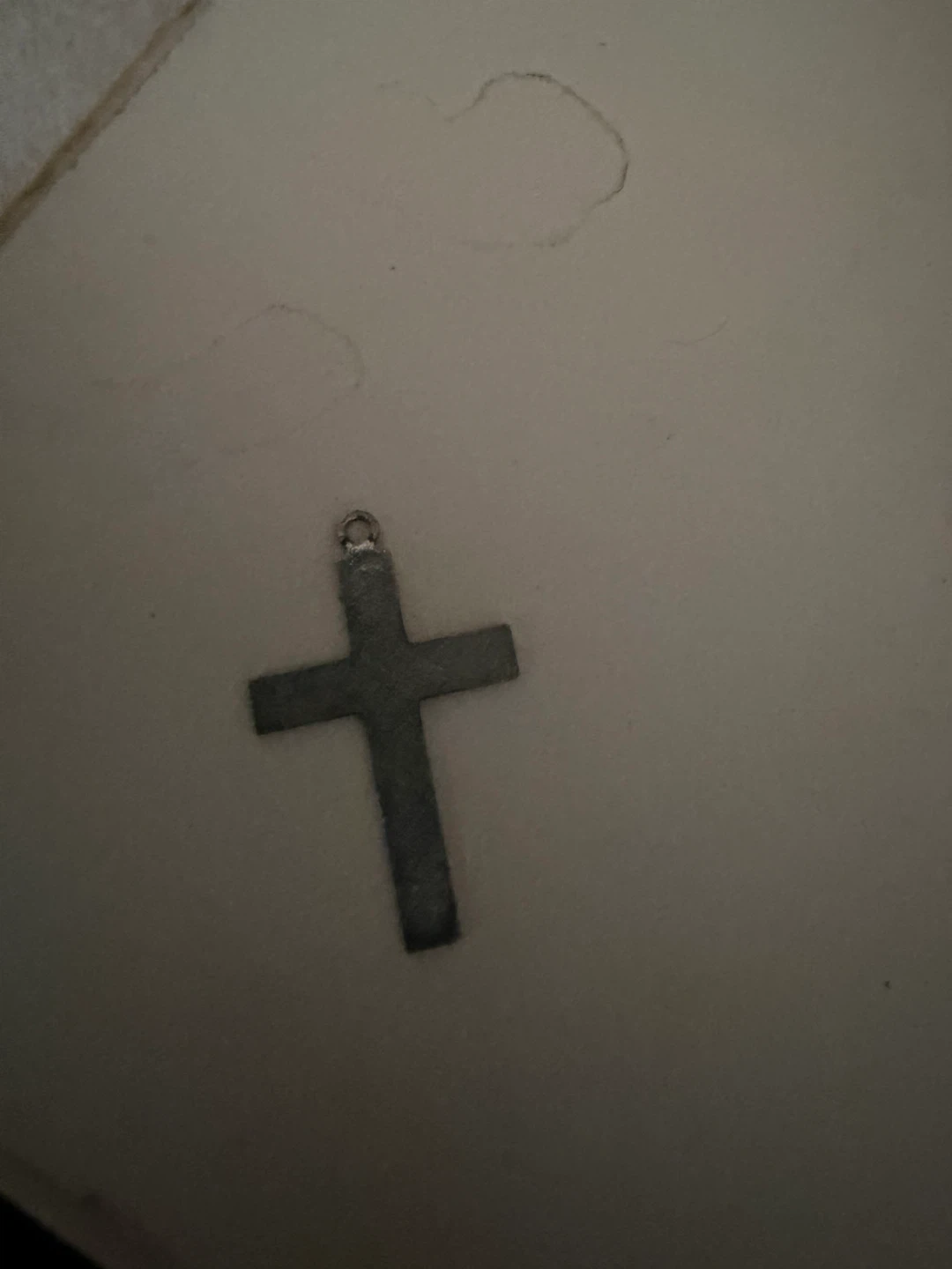 Silver Cross Pendant Necklace Charm