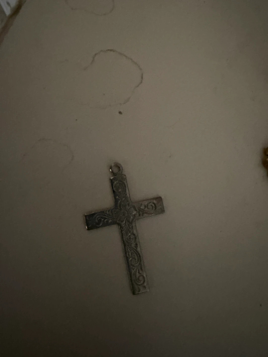 Silver Cross Pendant Necklace Charm - photo 3
