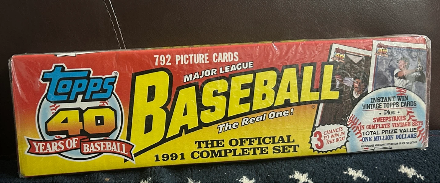 1991 Topps Baseball 40 Years of Baseball Complete Set