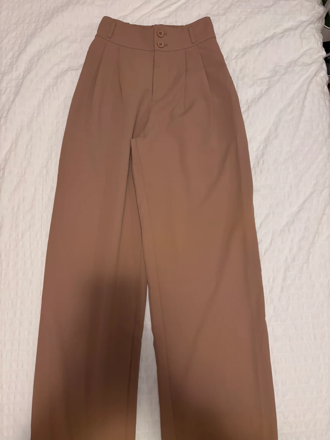 Brown Wide Leg Trousers