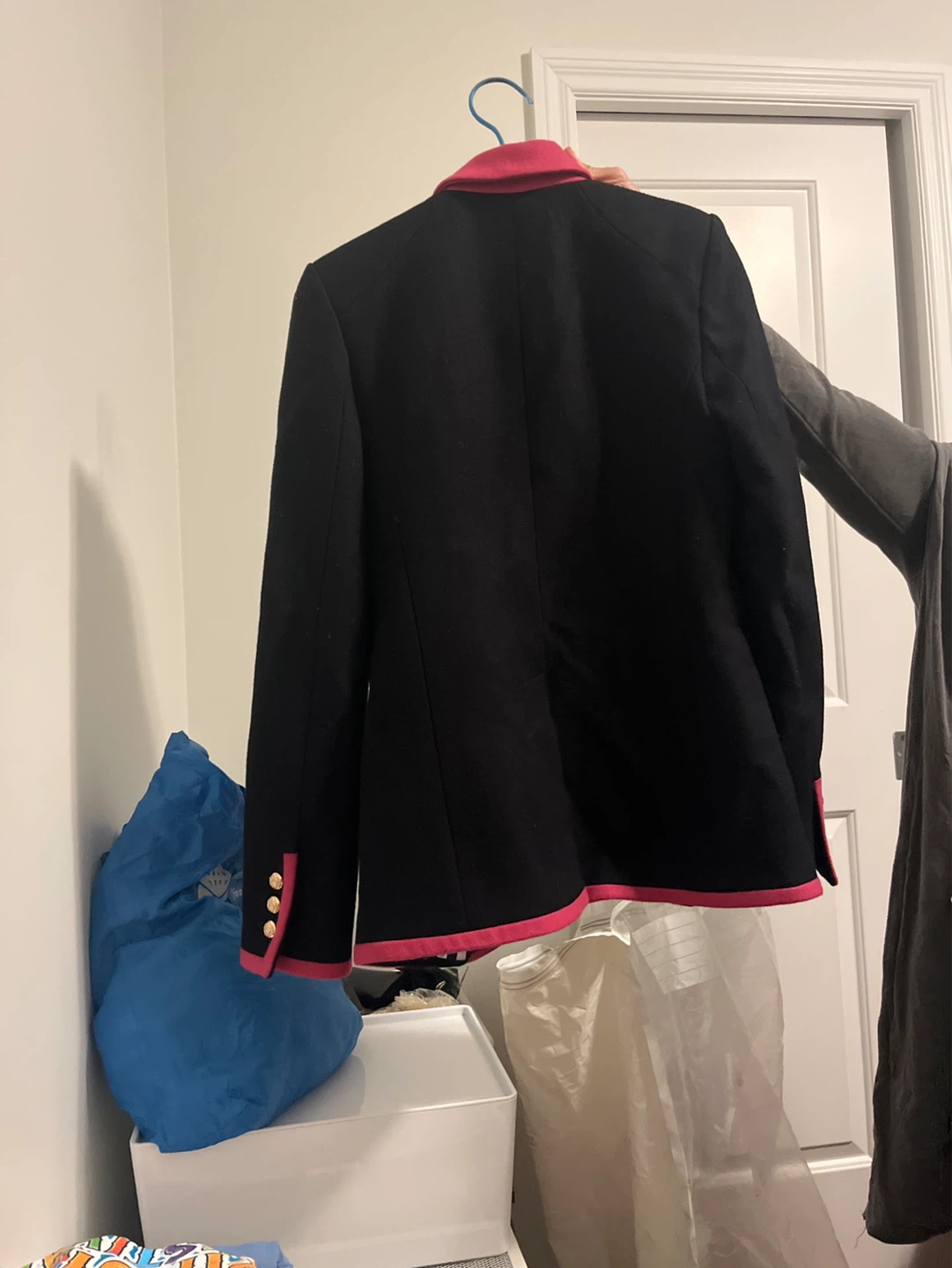 Juicy Couture Black & Pink Trim Blazer - Size 2 - photo 2