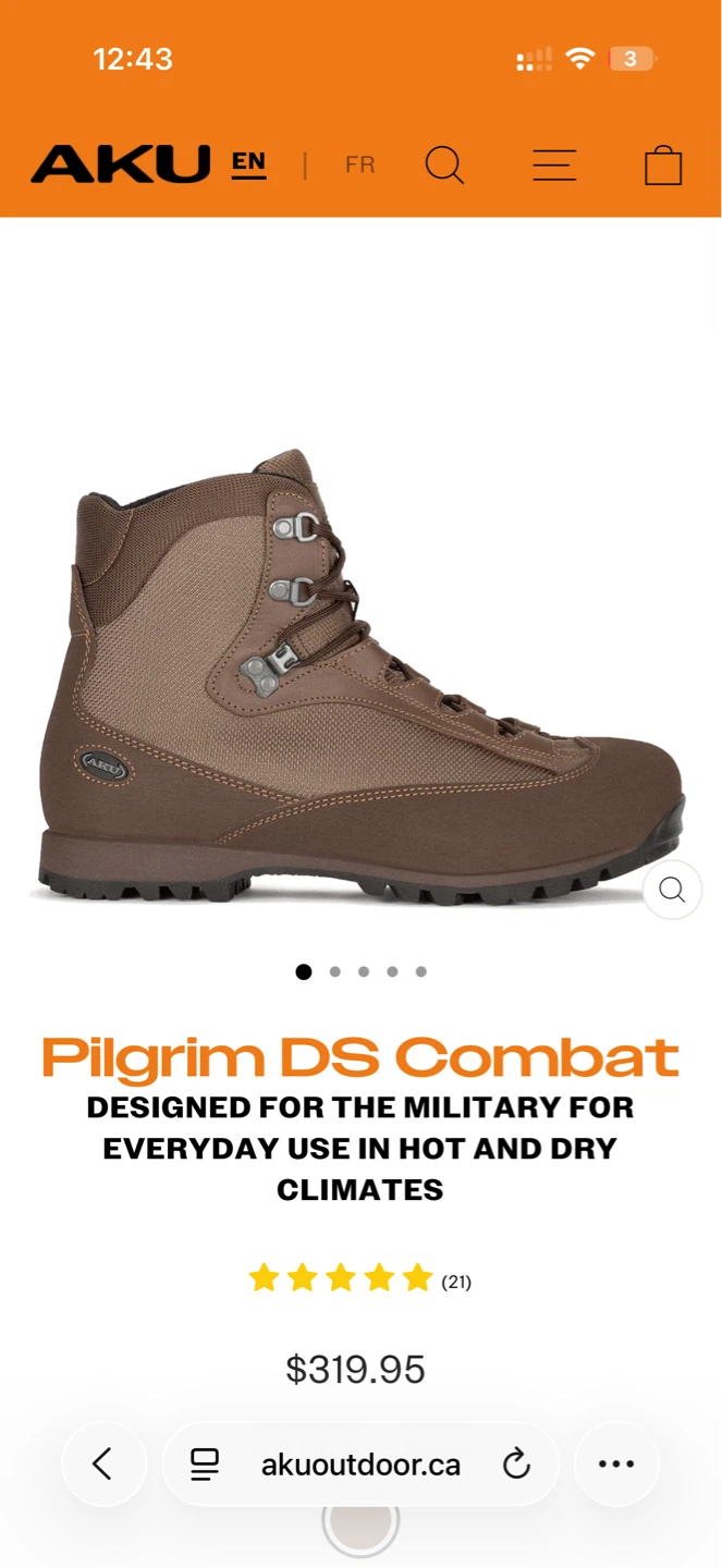 AKU Pilgrim DS Combat Boots
