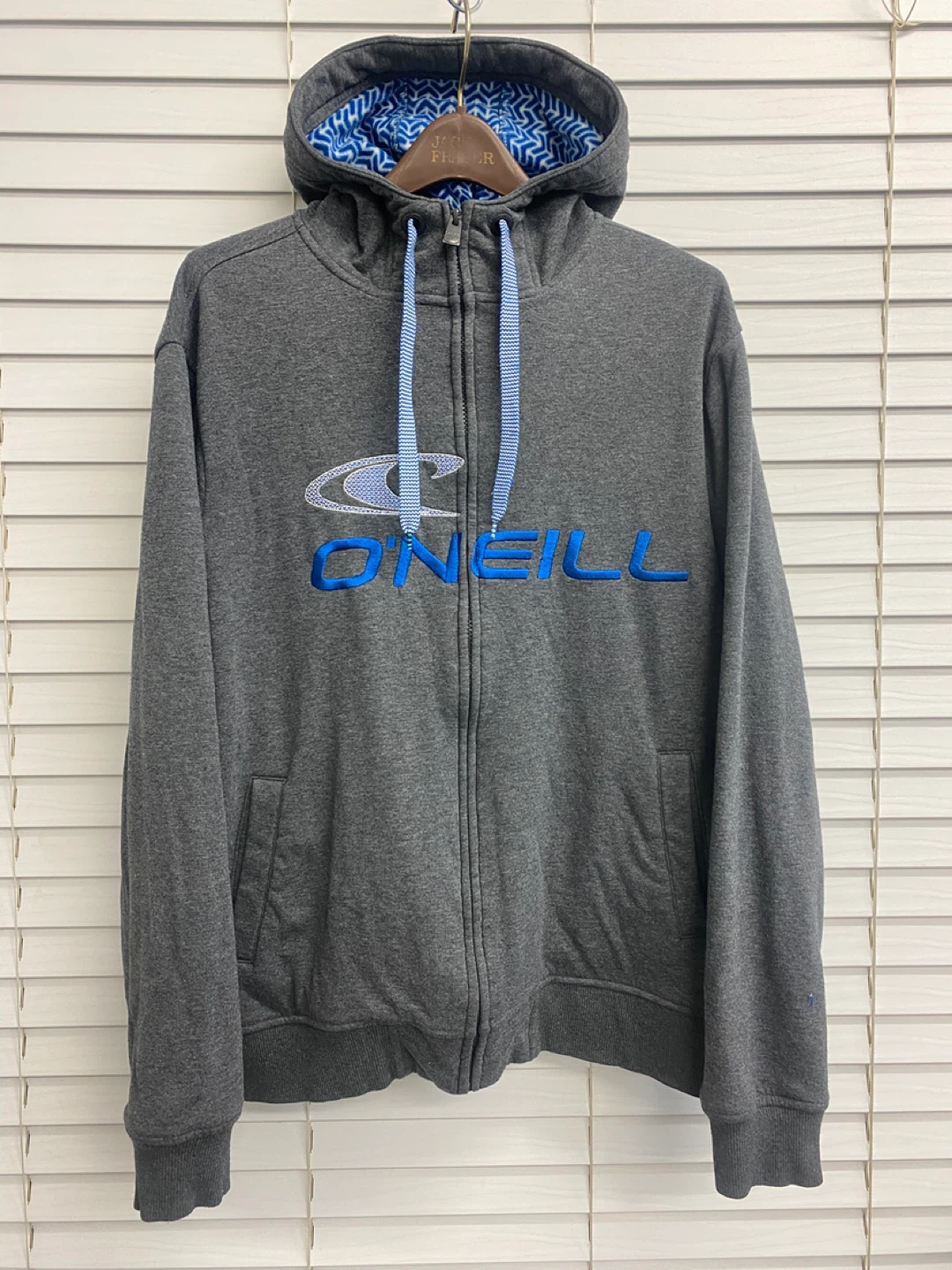 Vintage Y2K O'Neill Grey Zip-Up Hoodie XL/TG - photo 2