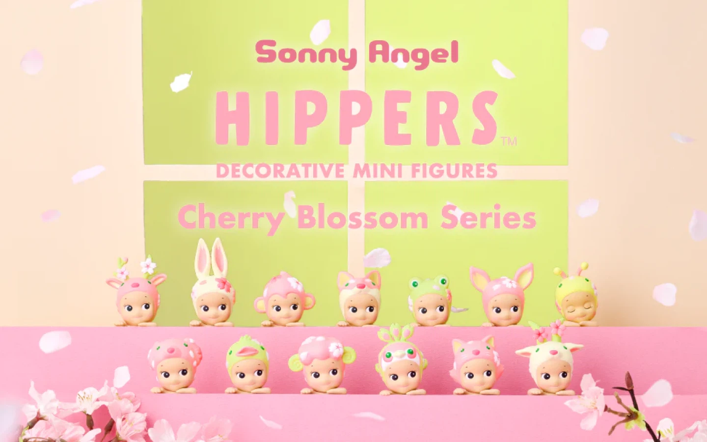 AUTHENTIC  Sonny Angel Hippers - Cherry Blossom Series
