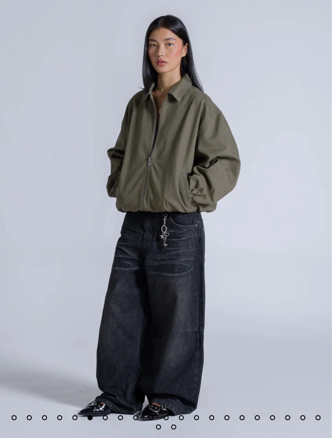 DRMERS Club Collared Jacket - Khaki Green, S - photo 4