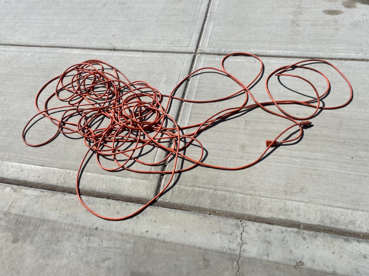 Extension Cord with Damage