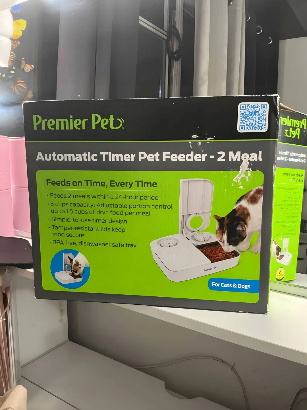 Premier Pet Automatic Timer Pet Feeder - 2 Meal
