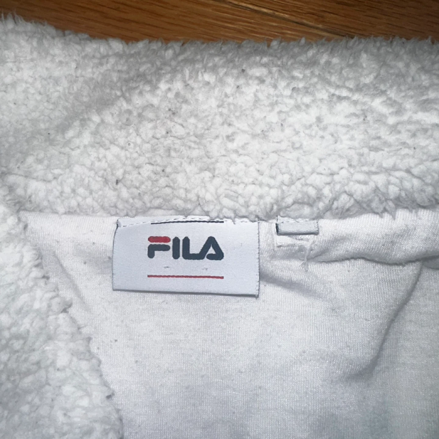 Fila Sherpa Fleece Jacket Oversized Small - photo 4