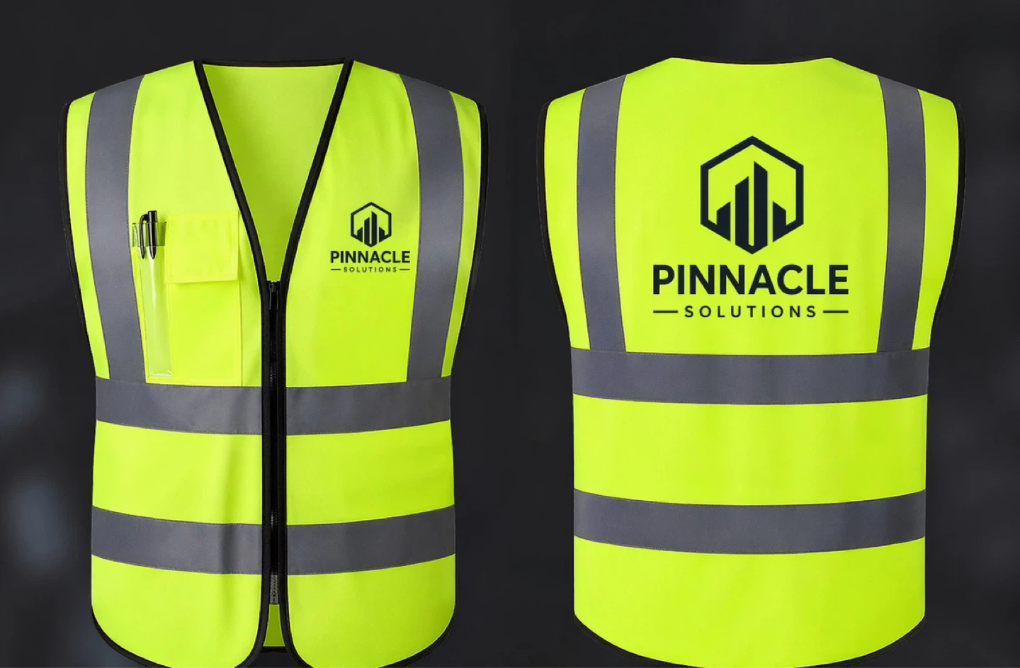 High Visibility Safety Vests – Custom Logo Option - photo 3