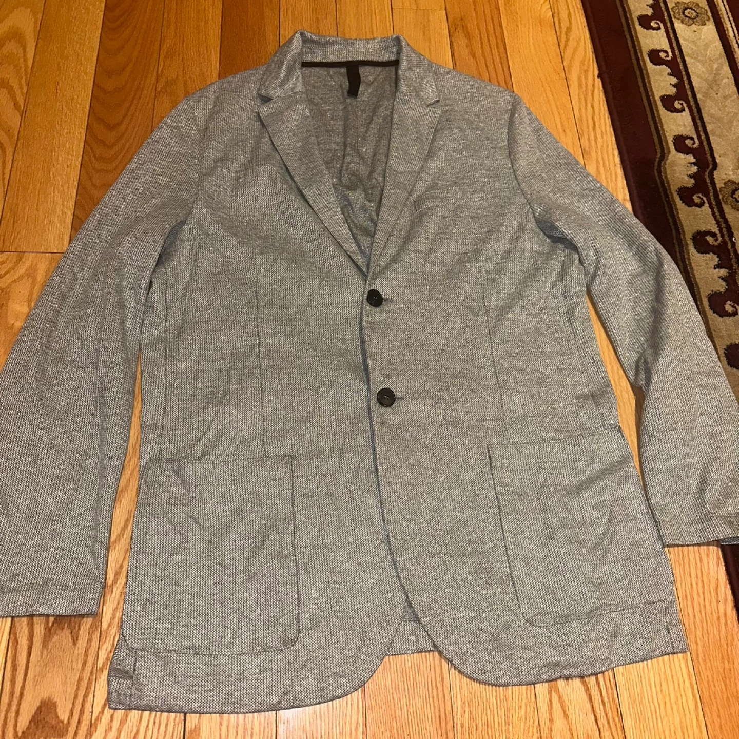 Harris Wharf London Linen Blazer Grey - photo 2