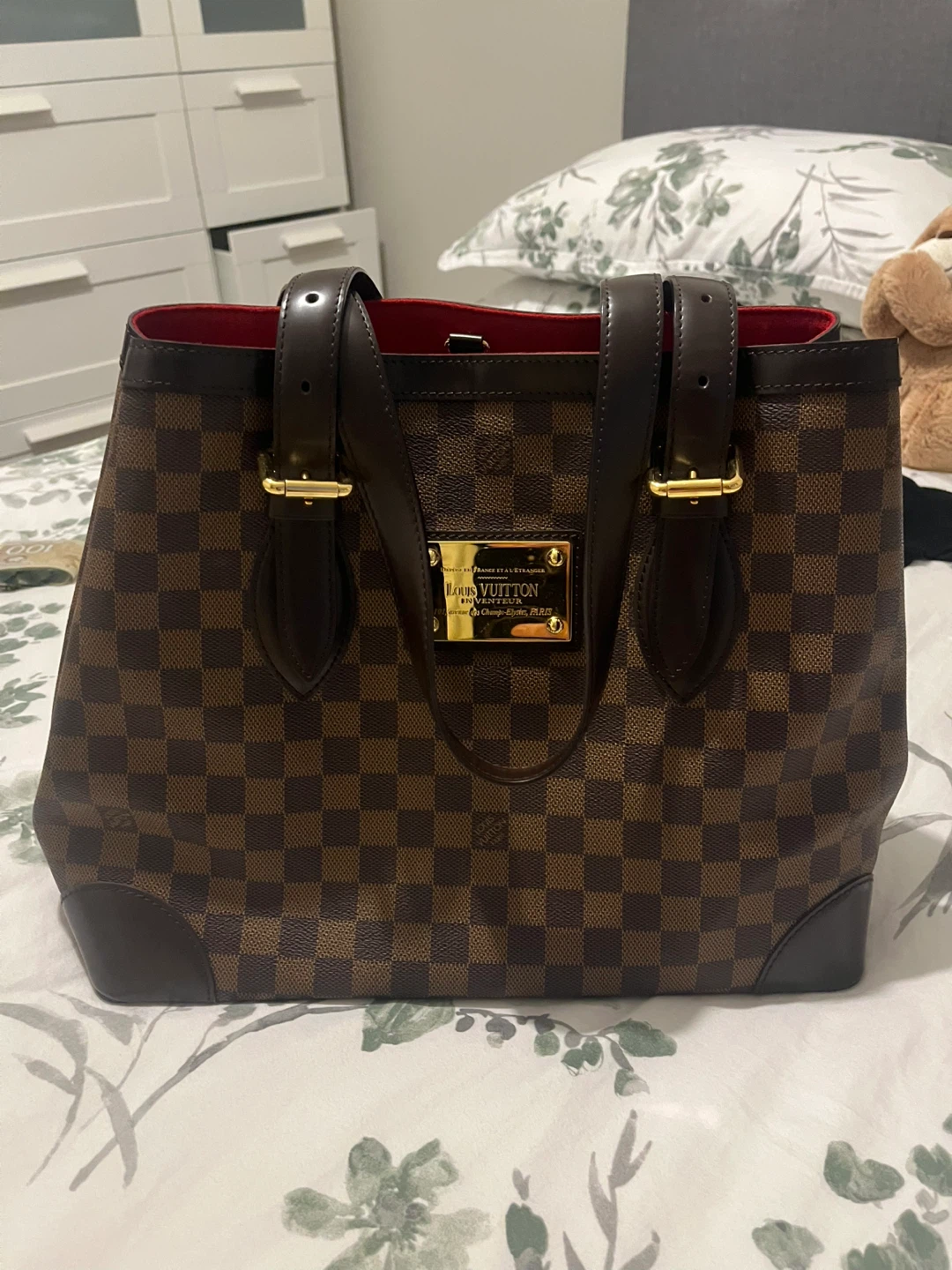 AUTHENTIC Louis Vuitton Damier Ebene Tote Bag