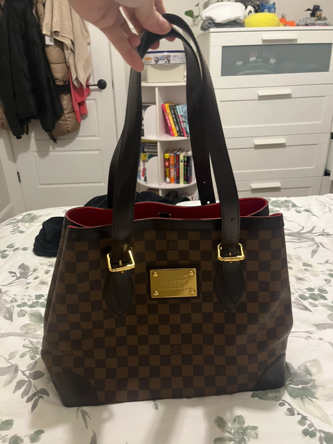AUTHENTIC Louis Vuitton Damier Ebene Tote Bag - photo 4