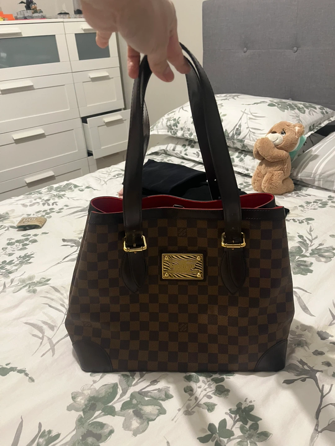 AUTHENTIC Louis Vuitton Damier Ebene Tote Bag - photo 3