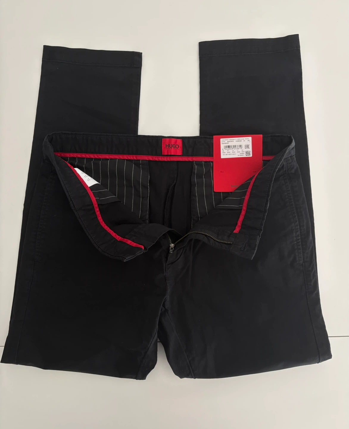 HUGO BOSS DAVID Black Chinos pants men’s