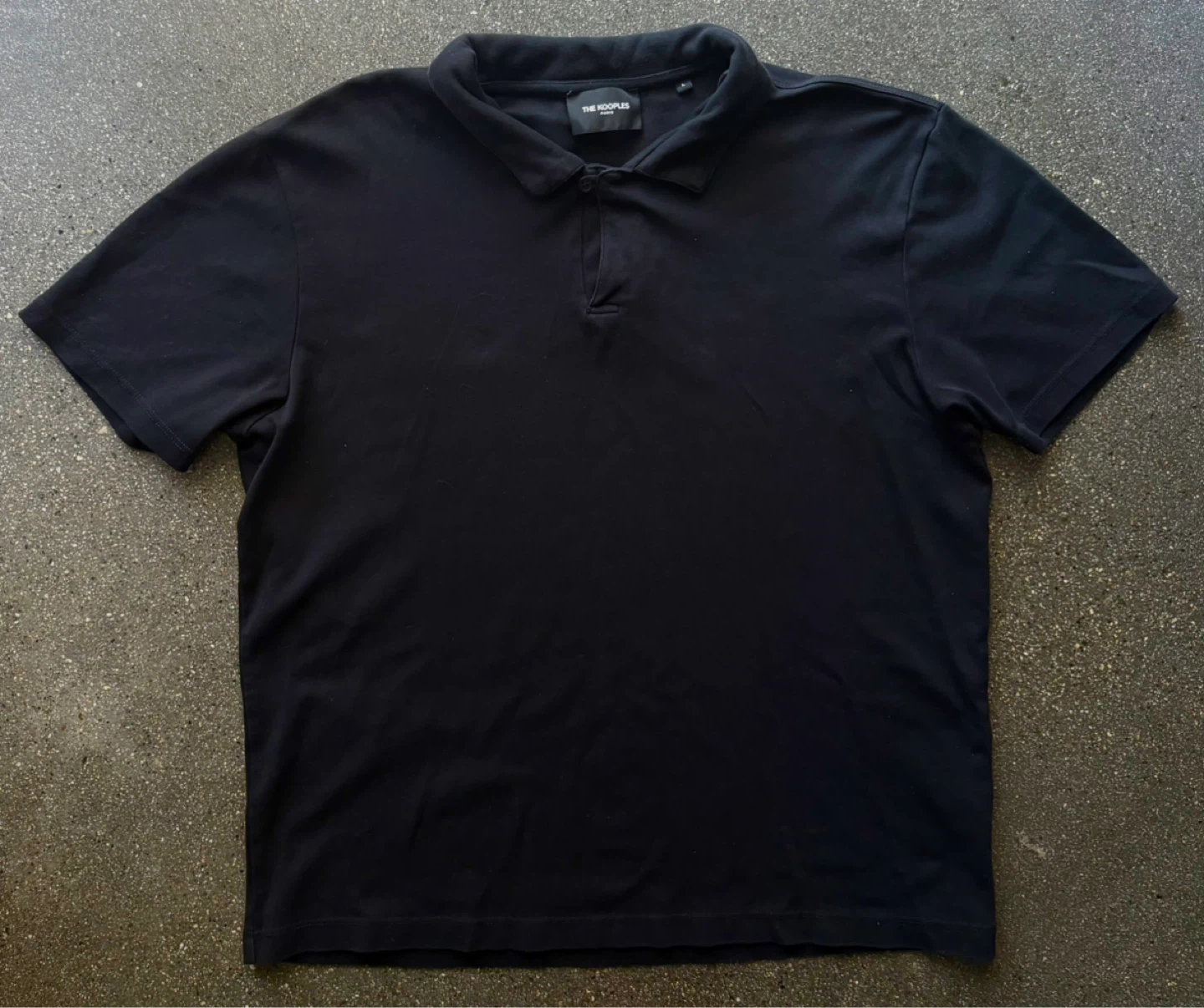The Kooples Black Polo Shirt