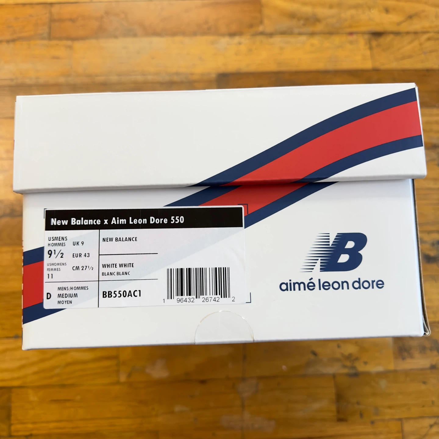 New Balance x Aim Leon Dore 550 Sneakers - US Men's 9 - photo 2