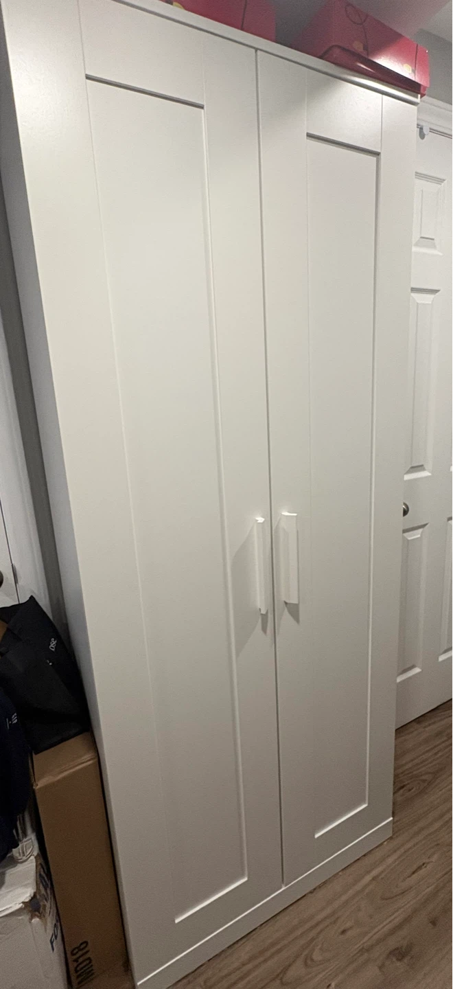 IKEA BRIMNES Wardrobe with 2 doors, white - photo 4