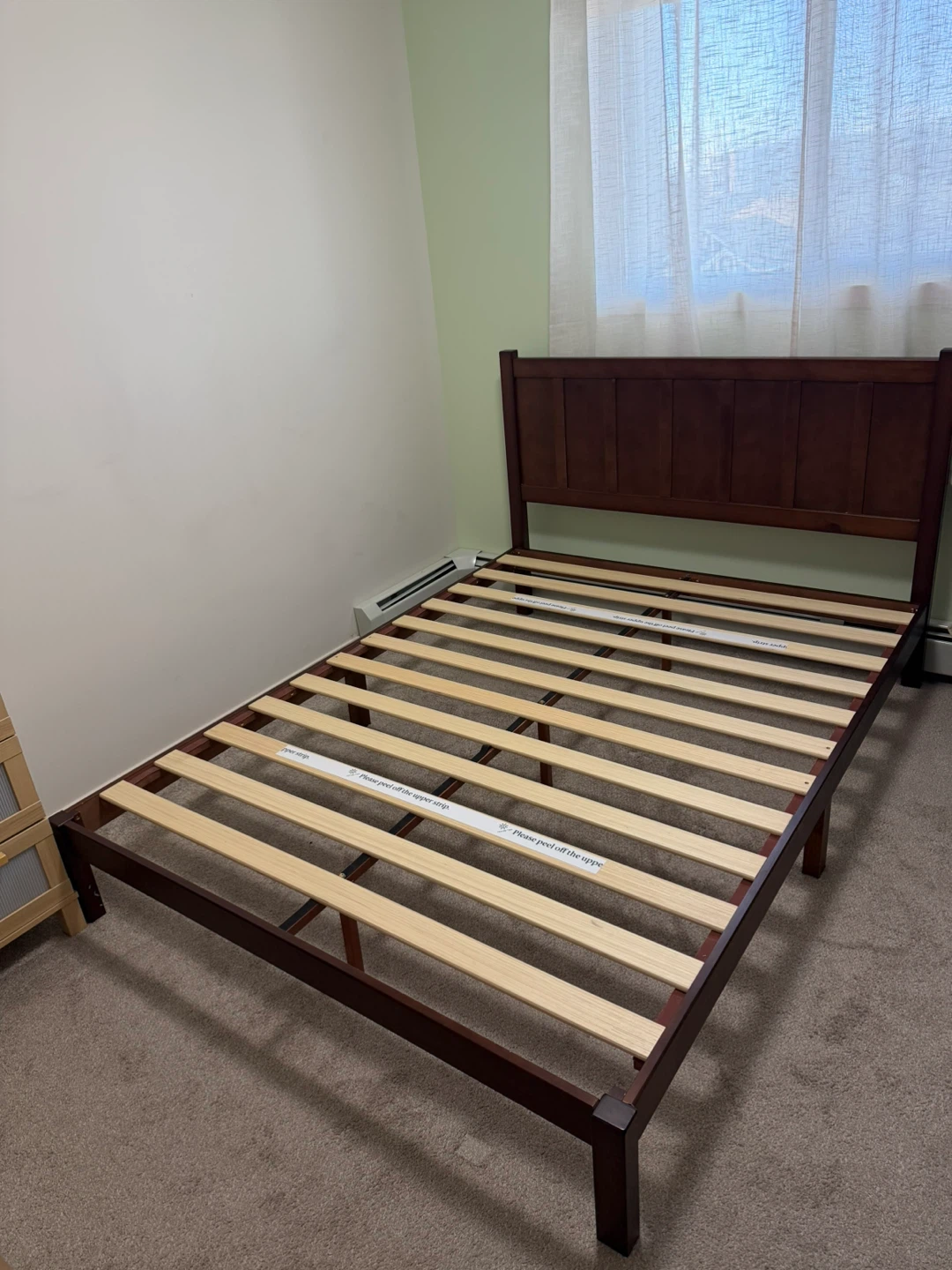 Wooden Bed Frame with Headboard