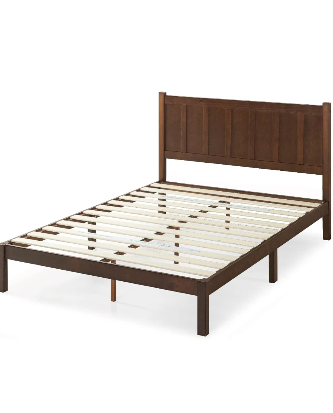 Wooden Bed Frame with Headboard - photo 3