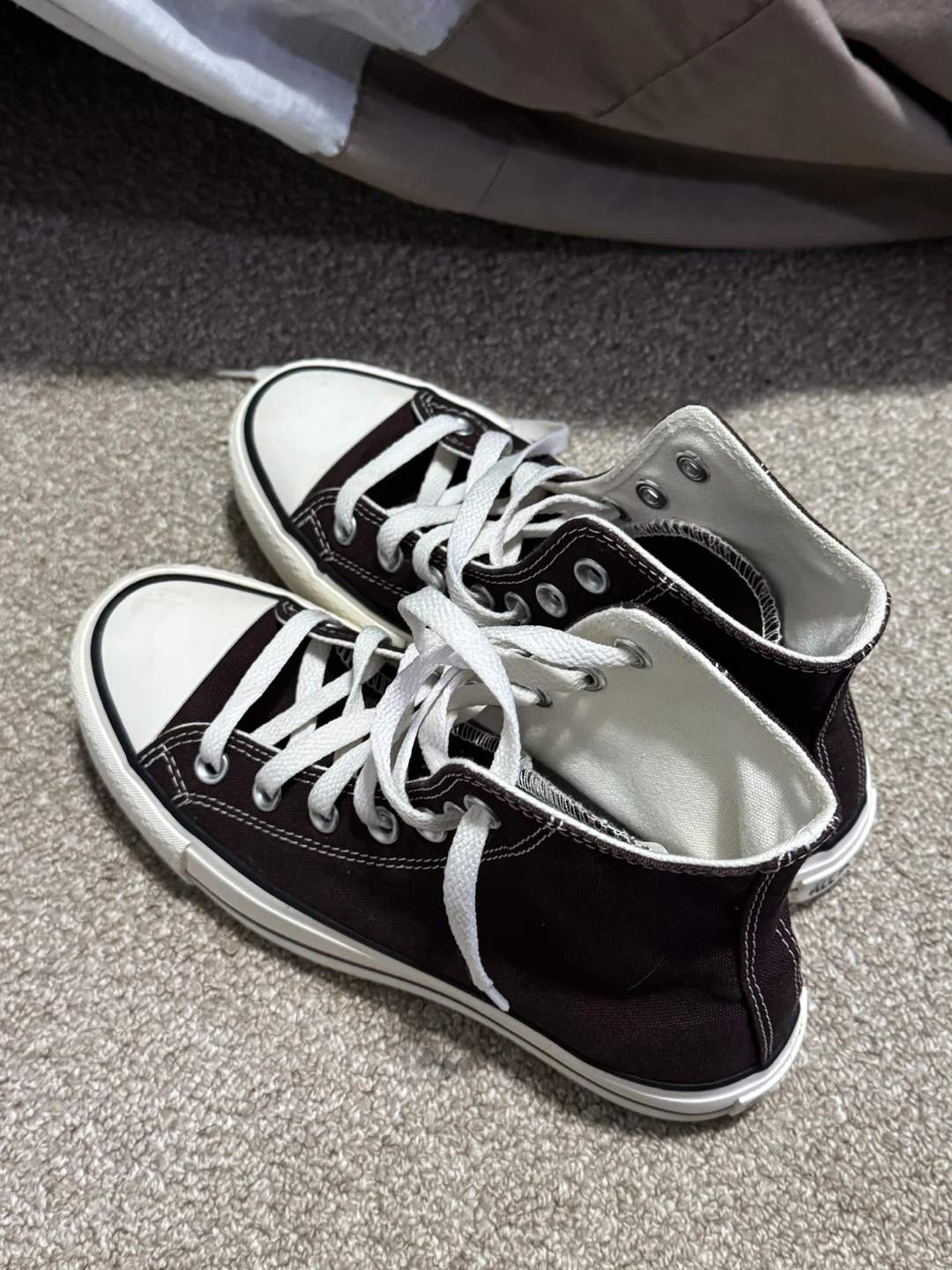 Custom Brown Chuck Taylor All Star Lift Platform Converse Shoes - photo 3