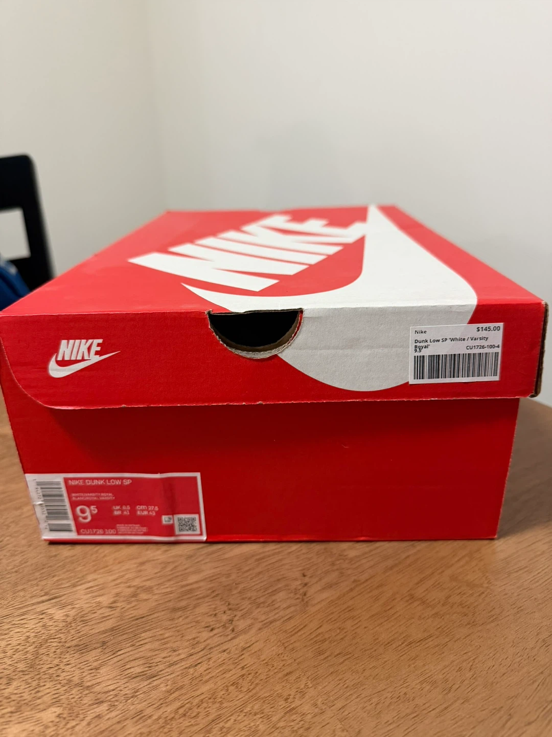 Nike Dunk Low SP White/Blue Size 9.5