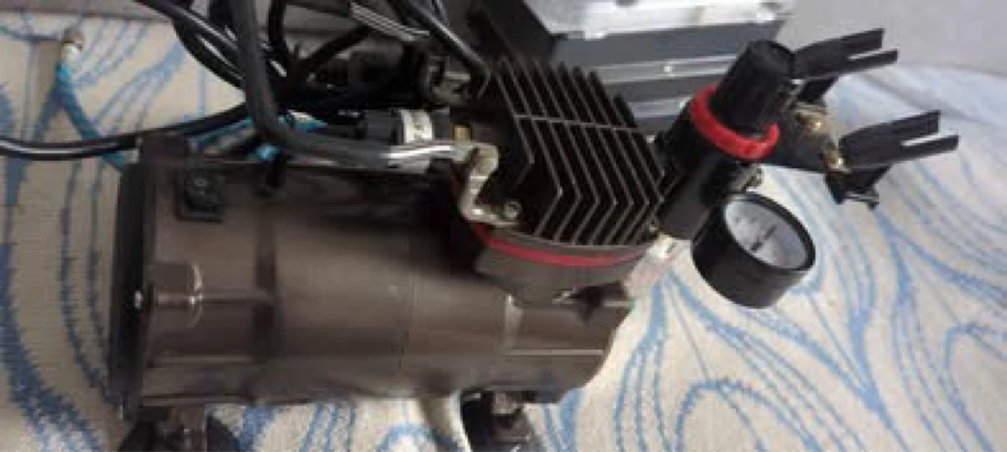 Airbrush Compressor Kit with Airbrush and Accessories - photo 2