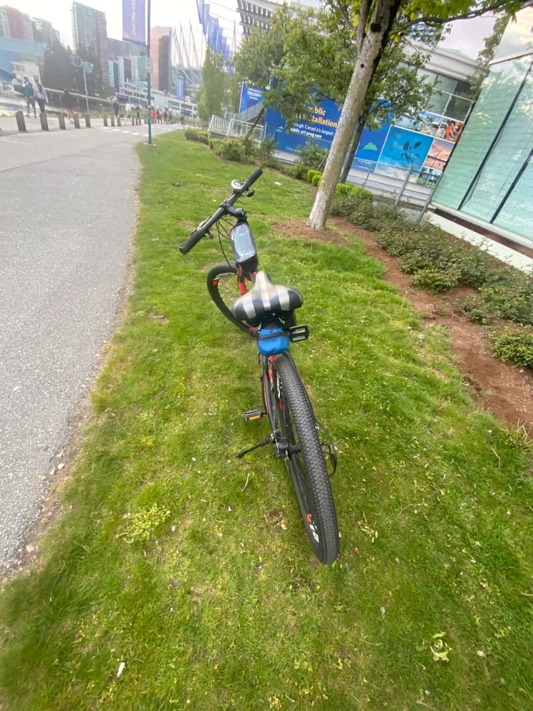 Red Folding Mountain Bike - photo 2