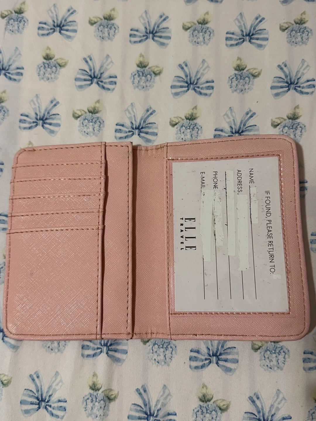 Elle Travel Pink Passport Holder - photo 3