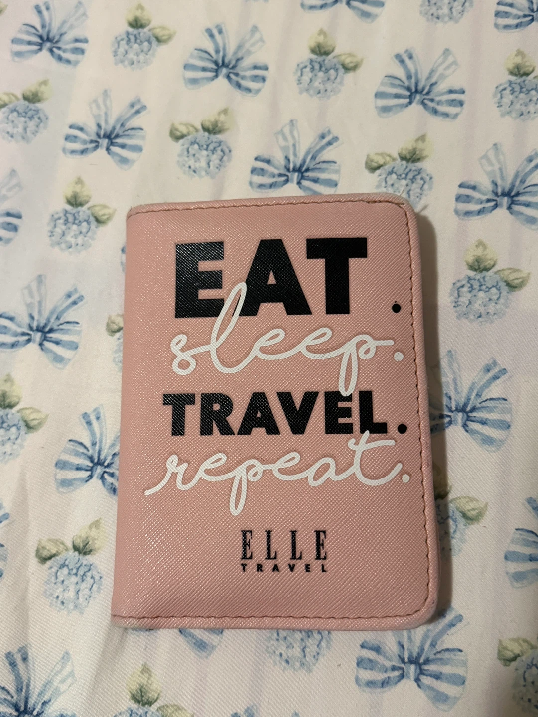 Elle Travel Pink Passport Holder