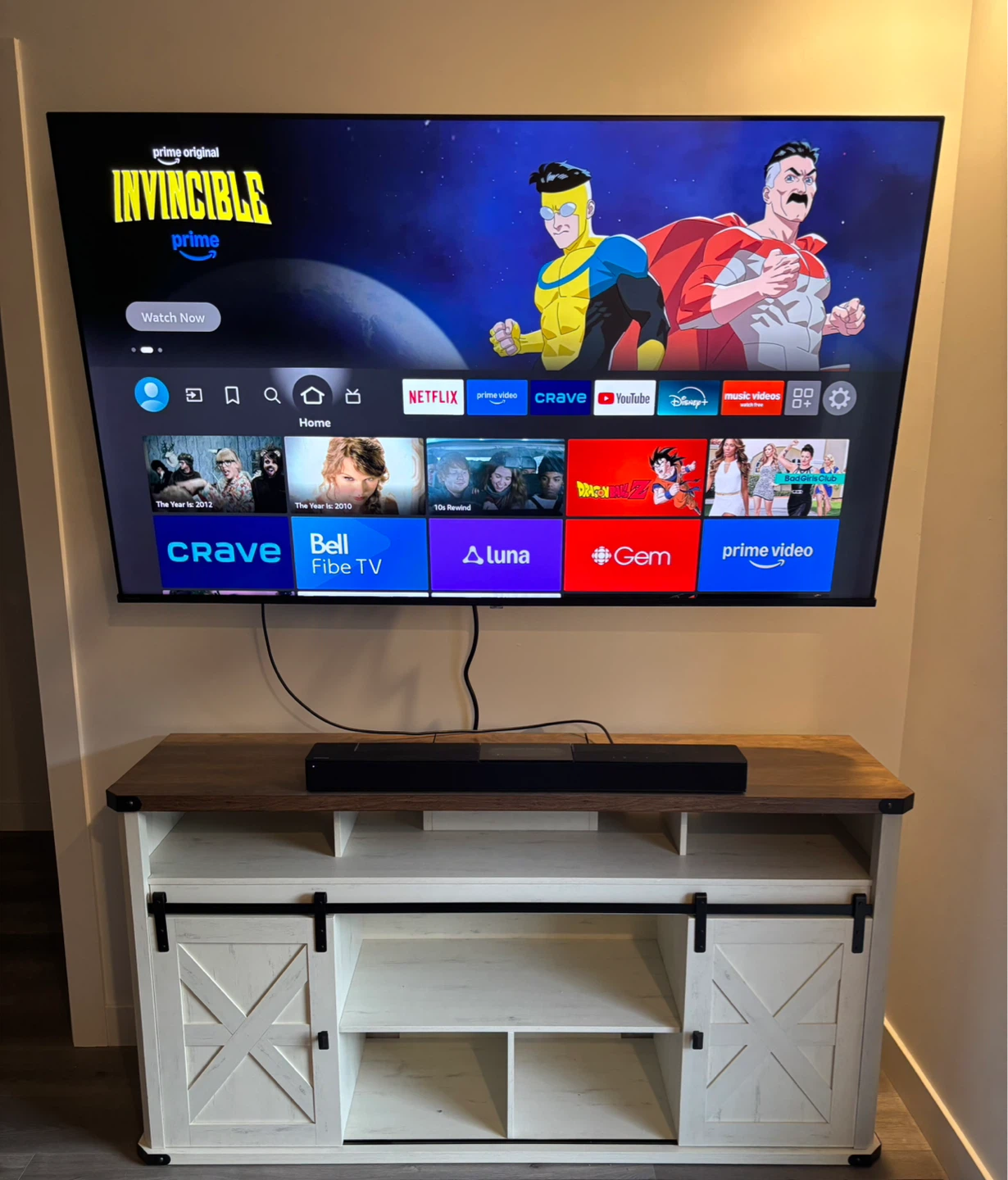65" Hisense QLED 4K TV + Soundbar