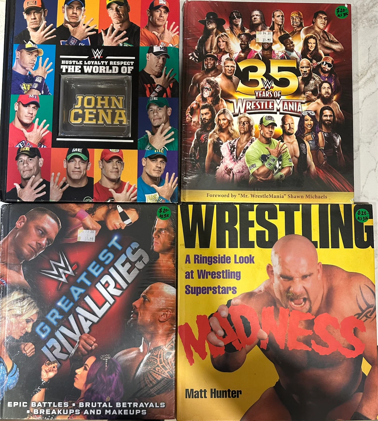 Collection of WWE Wrestling Books - photo 2