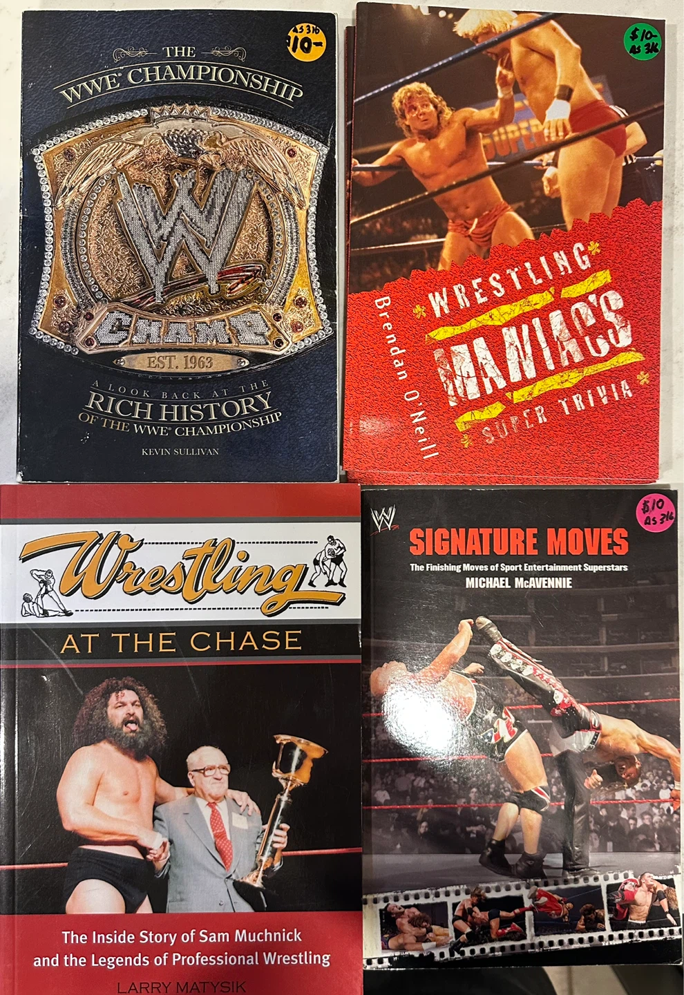 Collection of WWE Wrestling Books - photo 3