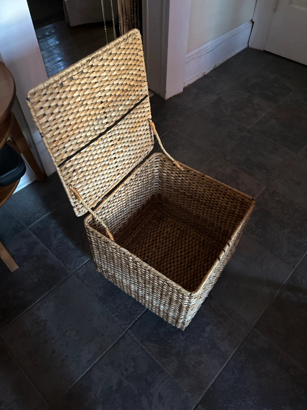 Woven Storage Basket with Lid - photo 2