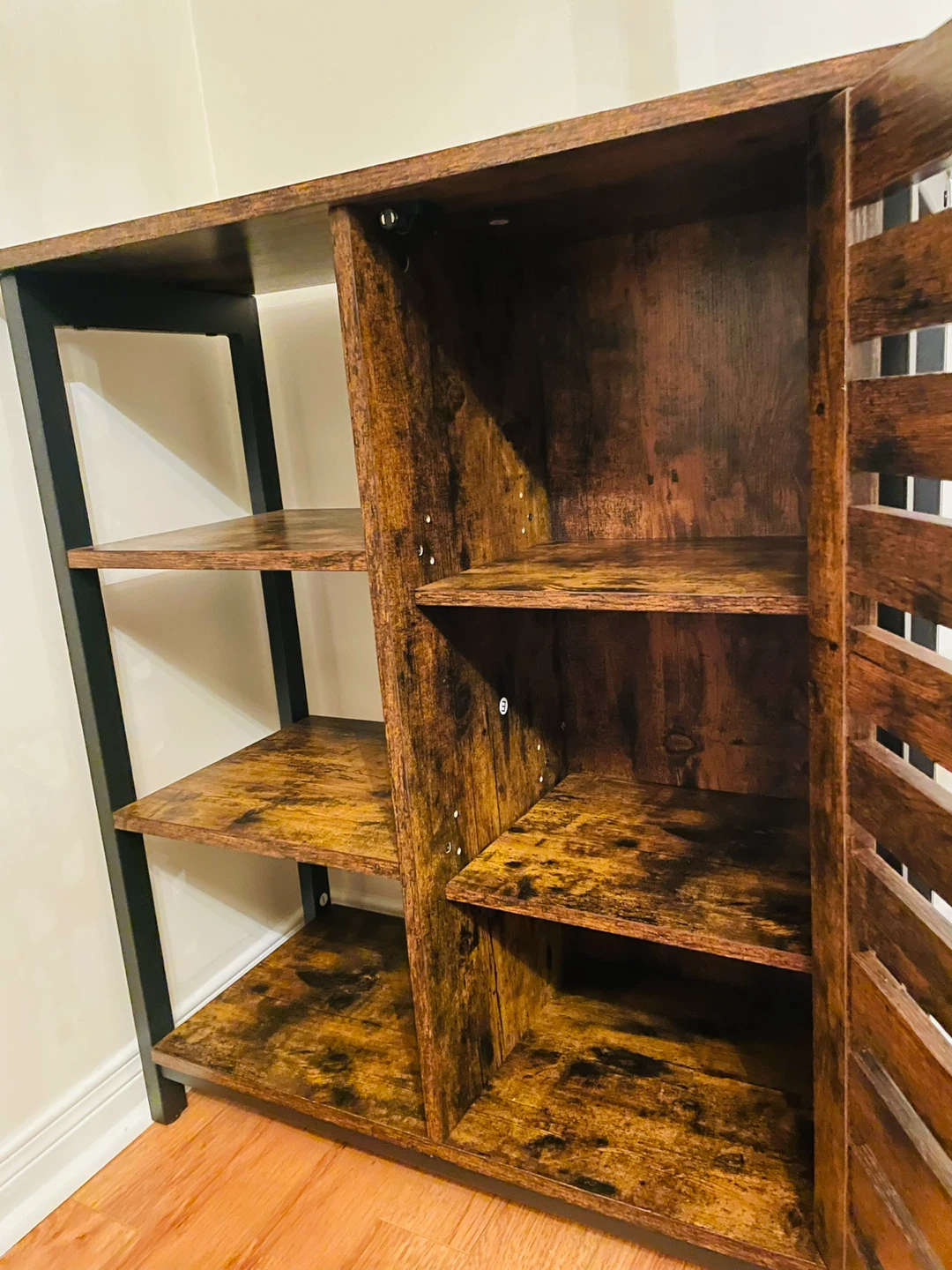 Rustic Brown Storage Cabinet - photo 3