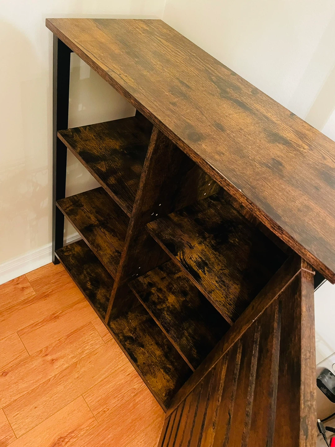 Rustic Brown Storage Cabinet - photo 4