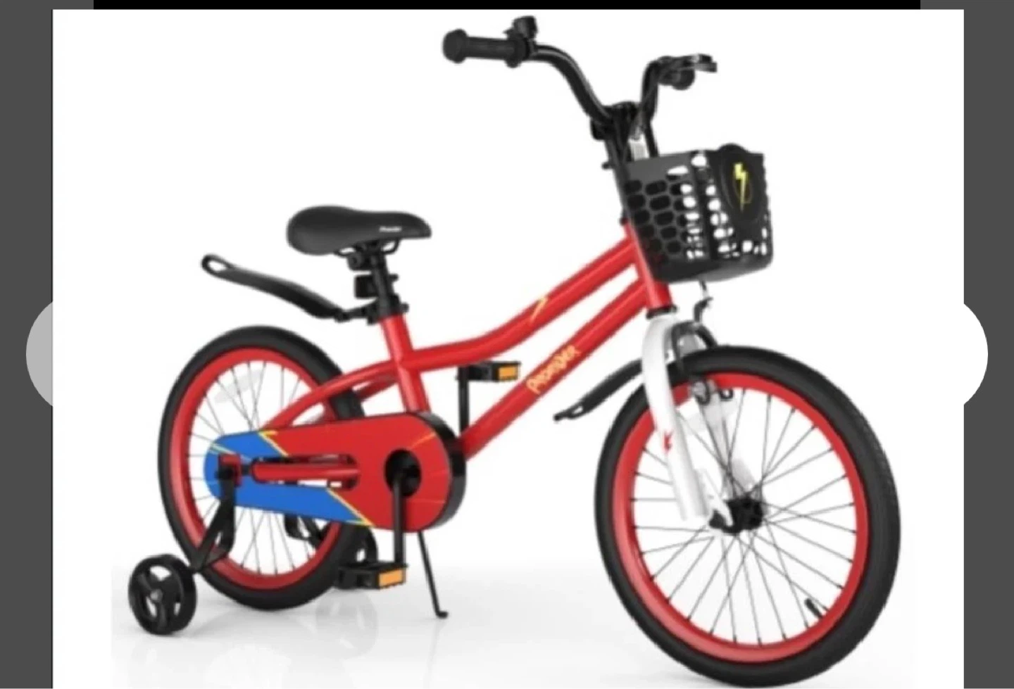 Costway 18" Kid's Bike with Removable Trainin