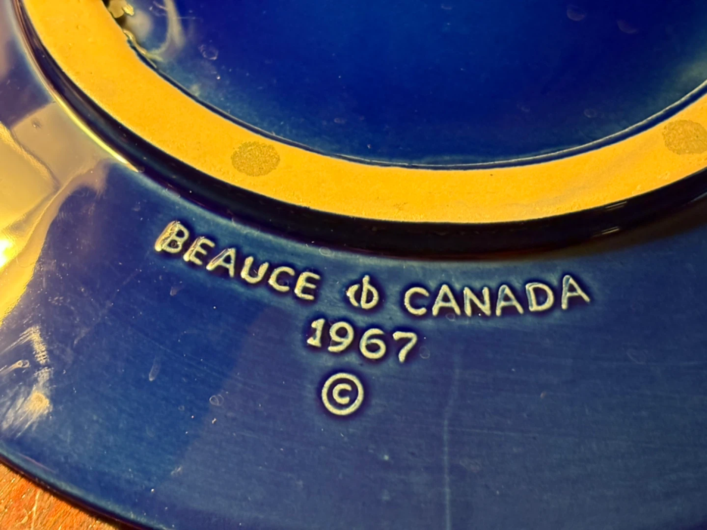 Vintage Beauceware Montreal Expo 67 Pottery Plate-plaque - photo 4