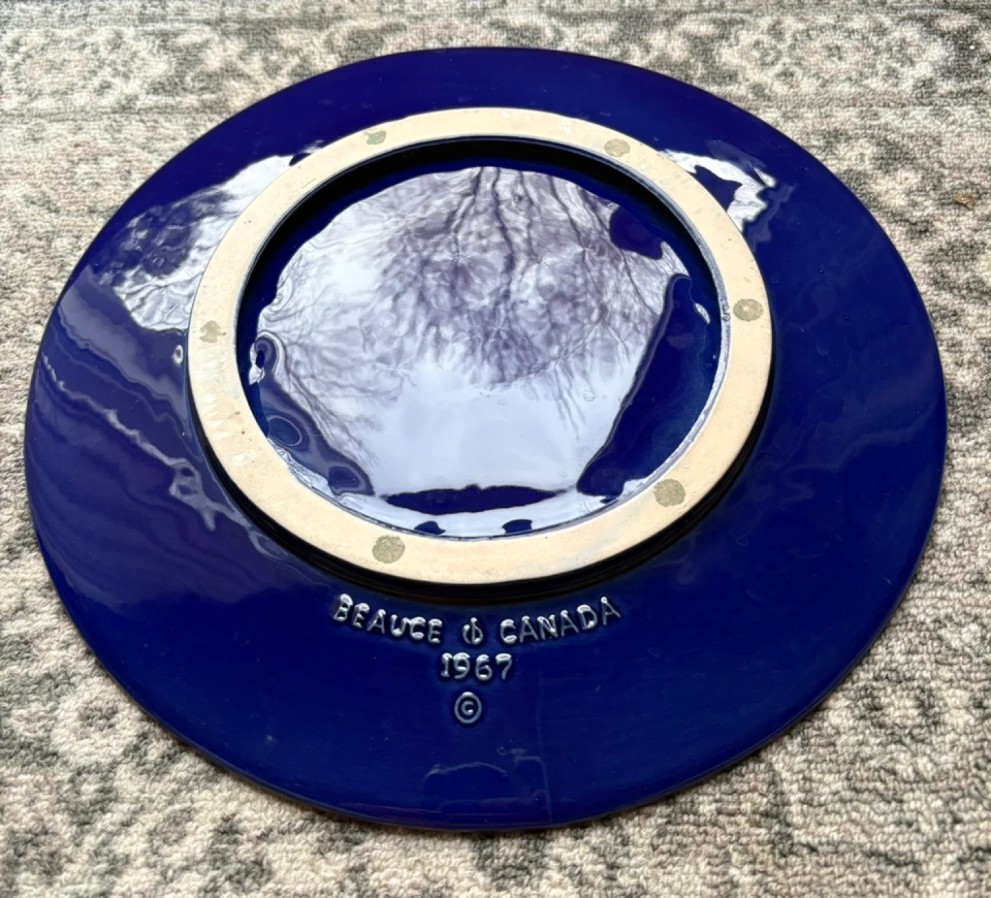 Vintage Beauceware Montreal Expo 67 Pottery Plate-plaque - photo 2