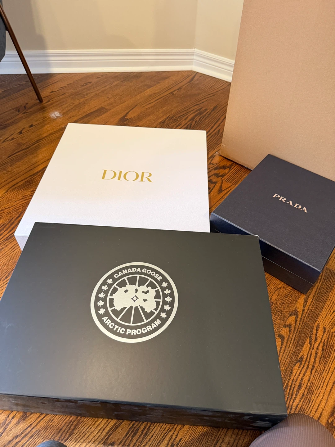 Designer boxes free for pick up