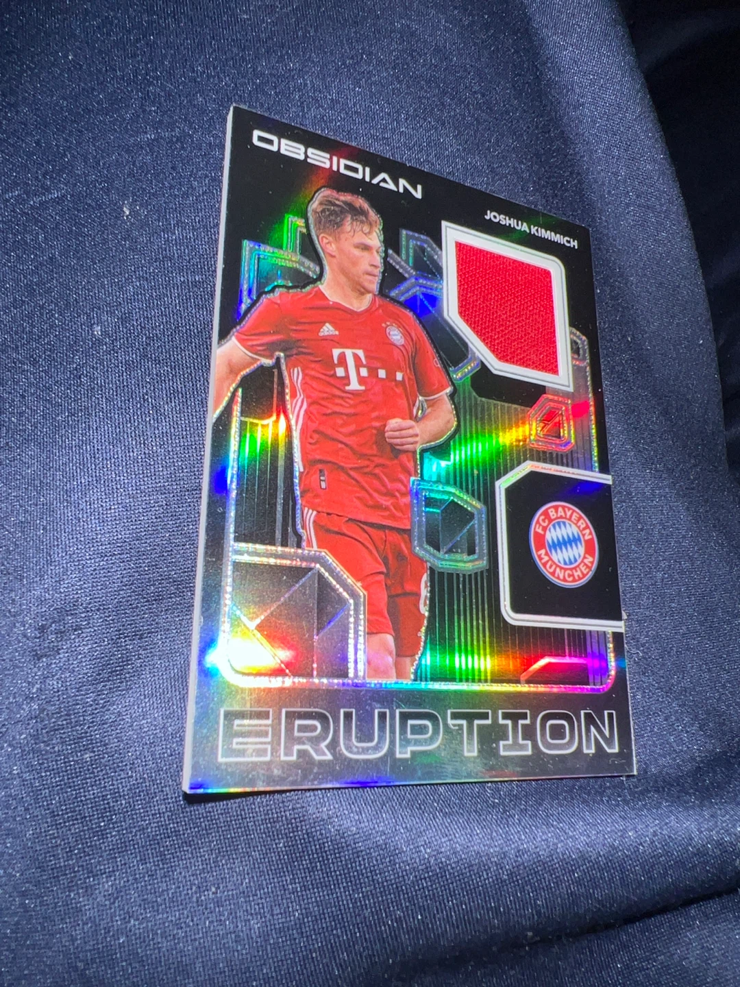 2020-21 Panini Obsidian Joshua Kimmich Eruption Soccer Card