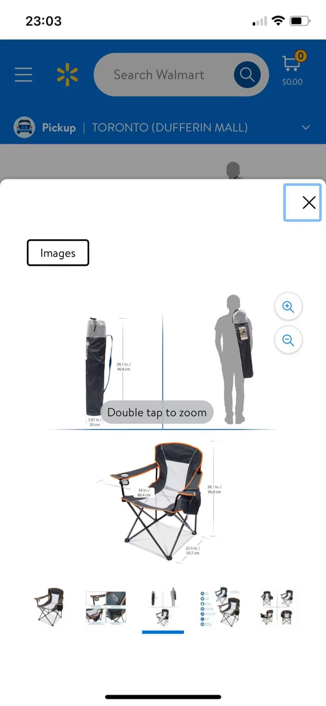 Folding Camping Chair with Cup Holder - photo 3