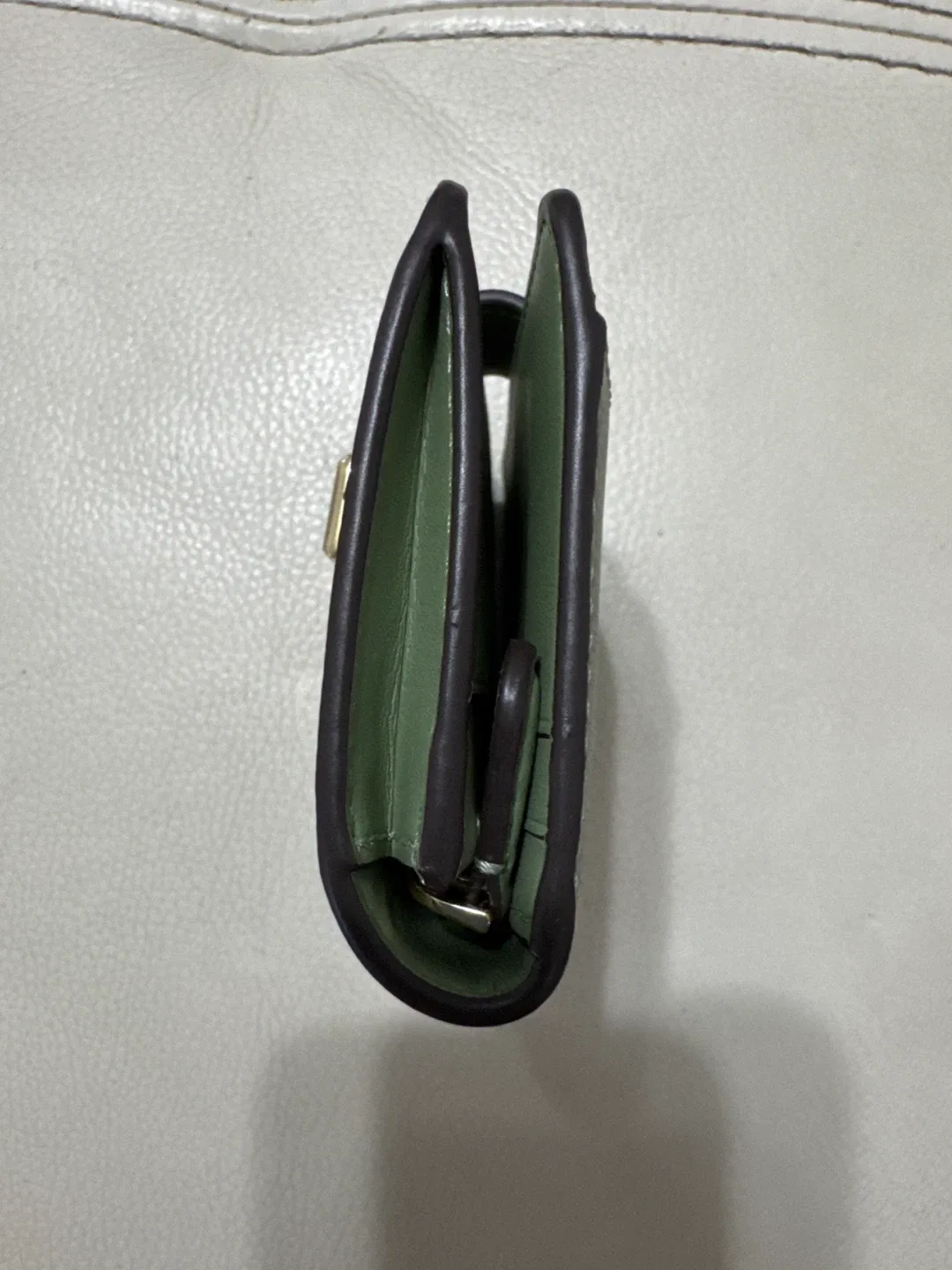 Kate Spade Phoebe Refined Leather Card Case - Balsam Green - photo 2