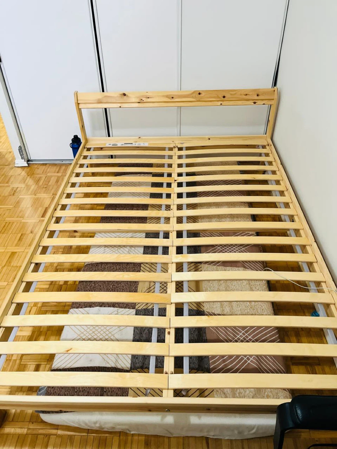 Wooden Bed Frame with Headboard