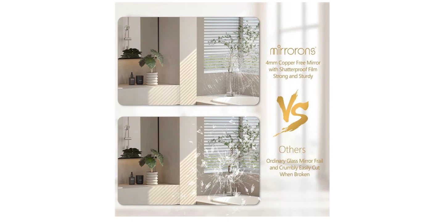 Mirrorons 24x36 4mm HD Copper-Free Mirror - photo 4