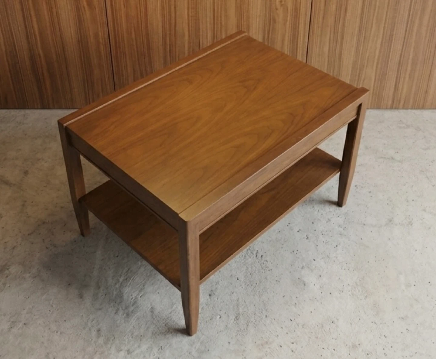 Mid-Century Modern Walnut 3-Piece Coffee Table Set - photo 3