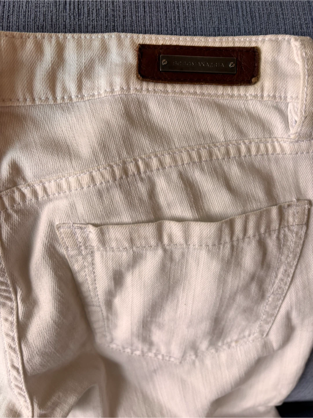 BCBGMAXAZRIA white straight leg jeans - photo 3