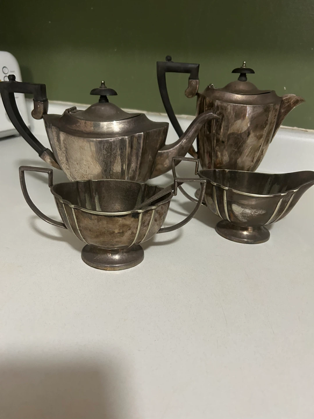 Vintage Silver-Plated Tea and Coffee Set